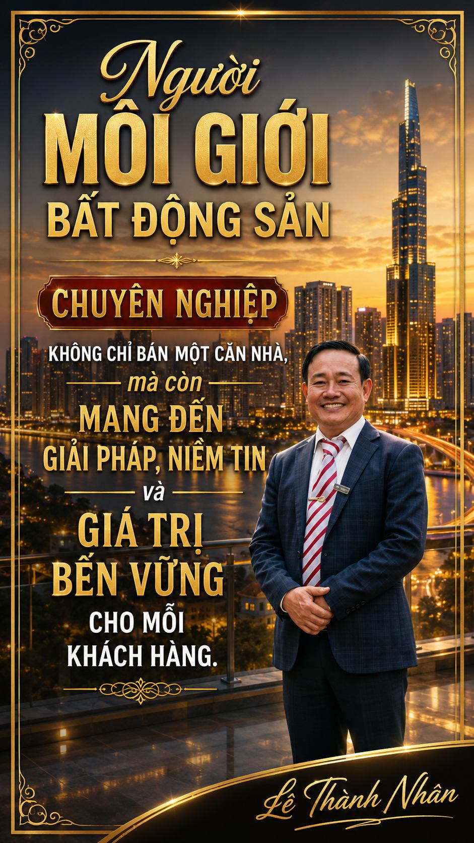 Lê Thành Nhân — Người môi giới bất động sản chuyên nghiệp