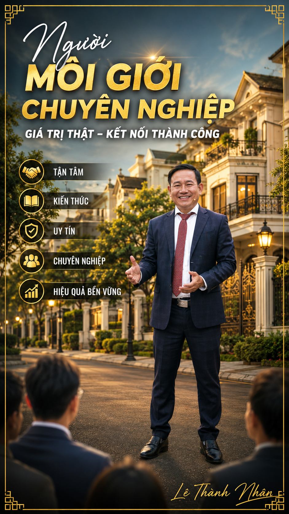 Người môi giới chuyên nghiệp — giá trị thật, kết nối thành công